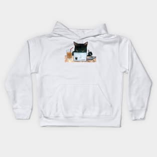 Working From Home Kids Hoodie